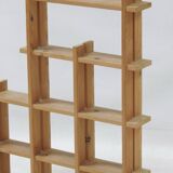 Solid pine wall shelf