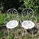Salon de jardin fer forgé