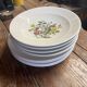 Set of 8 plates: Luneville K&G France "Chaillot de Vercor"