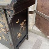 Chinese furniture console 1960 lase wood