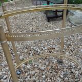 Old vintage rolling serving table