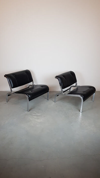 Paire de fauteuils Whist par Olivier Mourgue