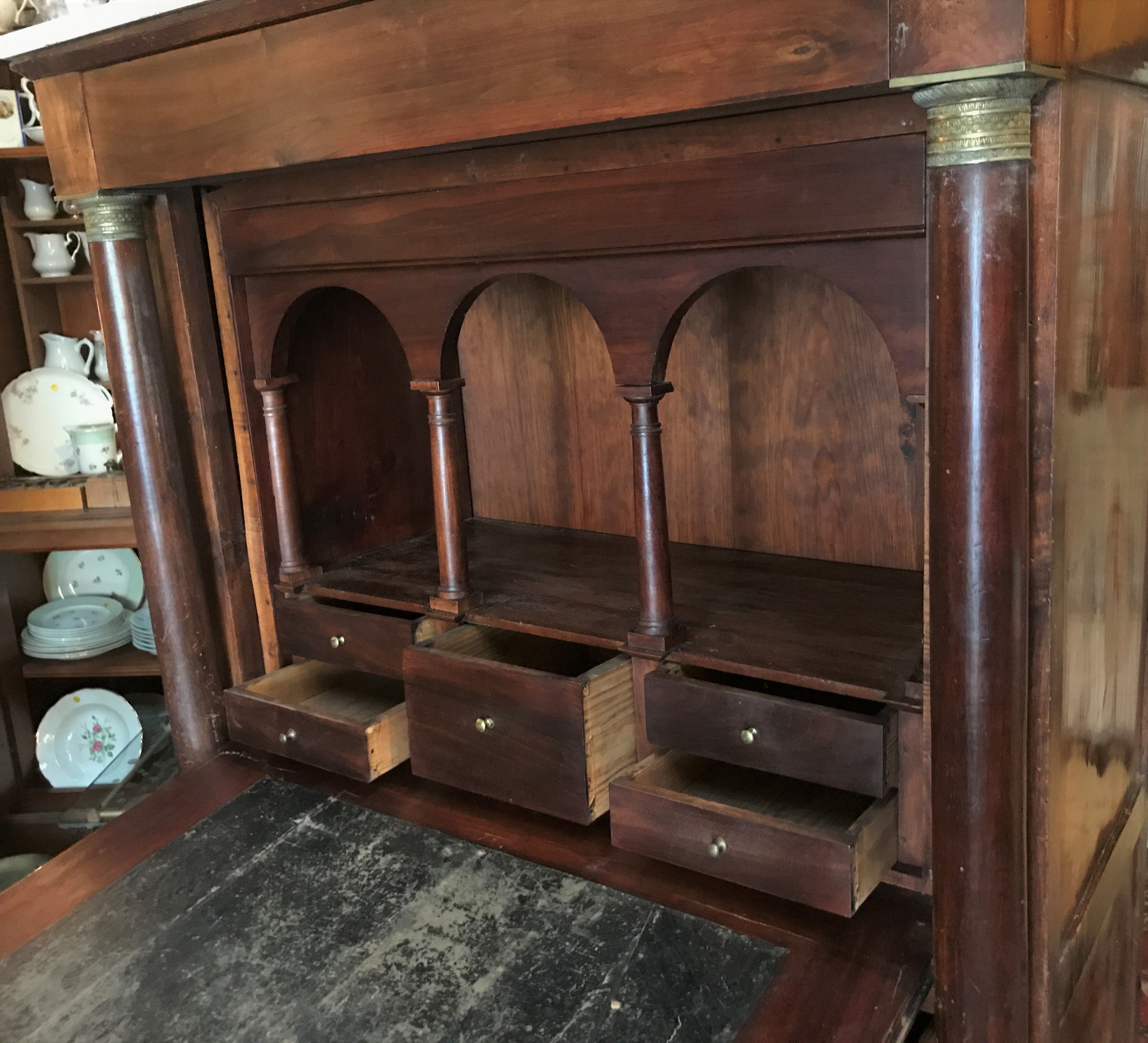 Mahogany Empire writing desk