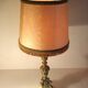Bronze candlestick lamp
