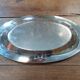 Oval silver-plated dish