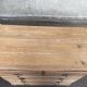 Commode de style Louis XV en chêne massif décapée années 50