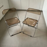 Plia 5 chairs by Giancarlo Peretti for Castelli vintage