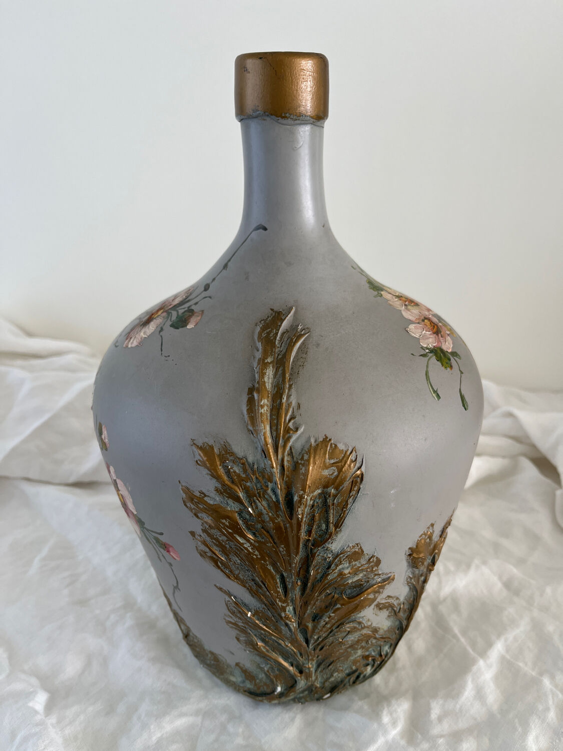 Painted demijohn