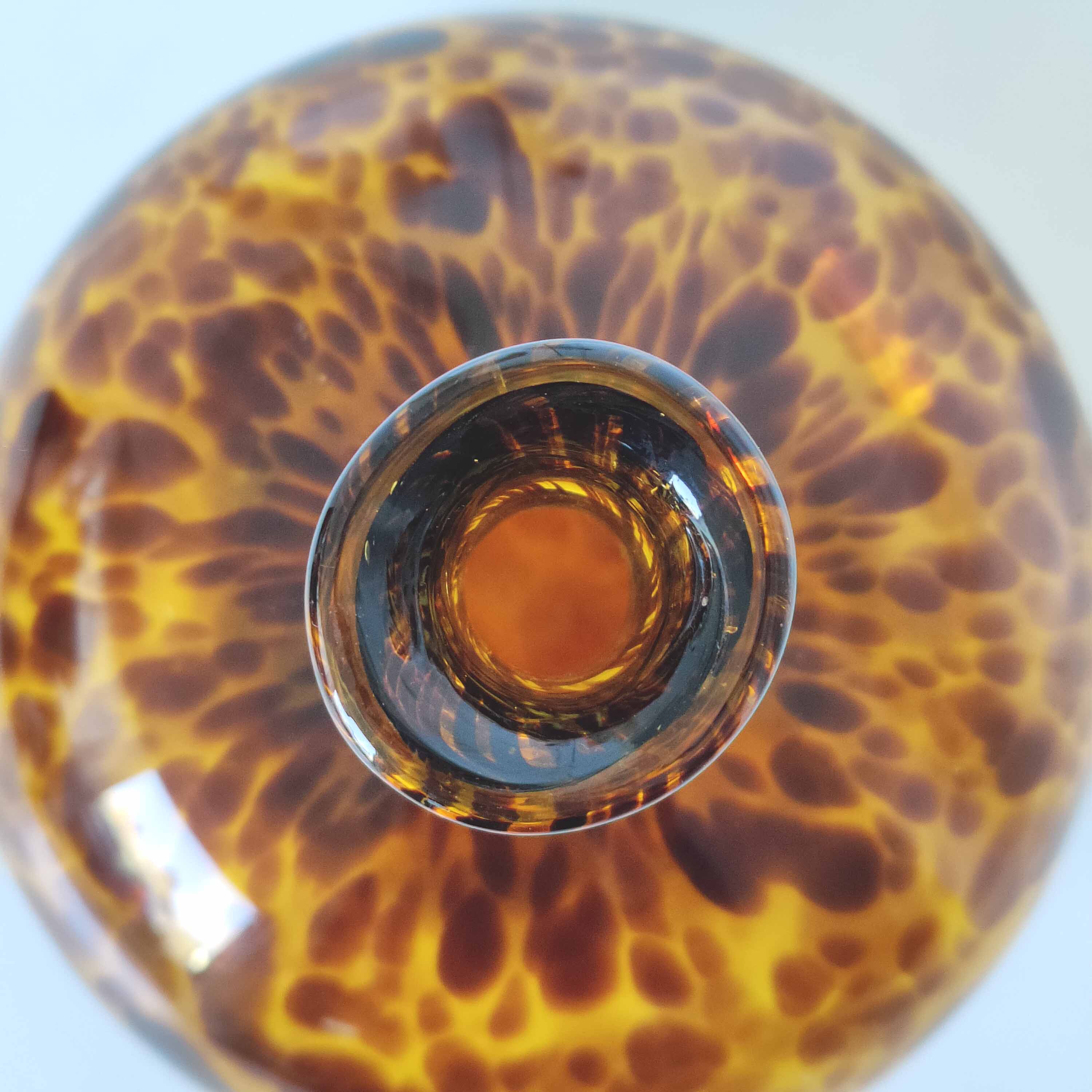 Blown scale glass decanter