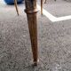 Table basse bois doré plateau marbre ancien table d'appoint