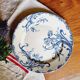 Lot de 6 assiettes plates terre de fer dépareillées