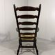Rustic brutalist high ladder back arm chair 1960’s