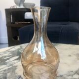 Vase en verre gravé