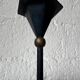 Bronze candle holder, Memphis design, 80s