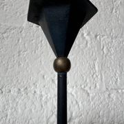 Bougeoir en bronze design Memphis, années 80
