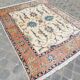Heriz handmade Persian vintage oriental rug 240 x 195 cm