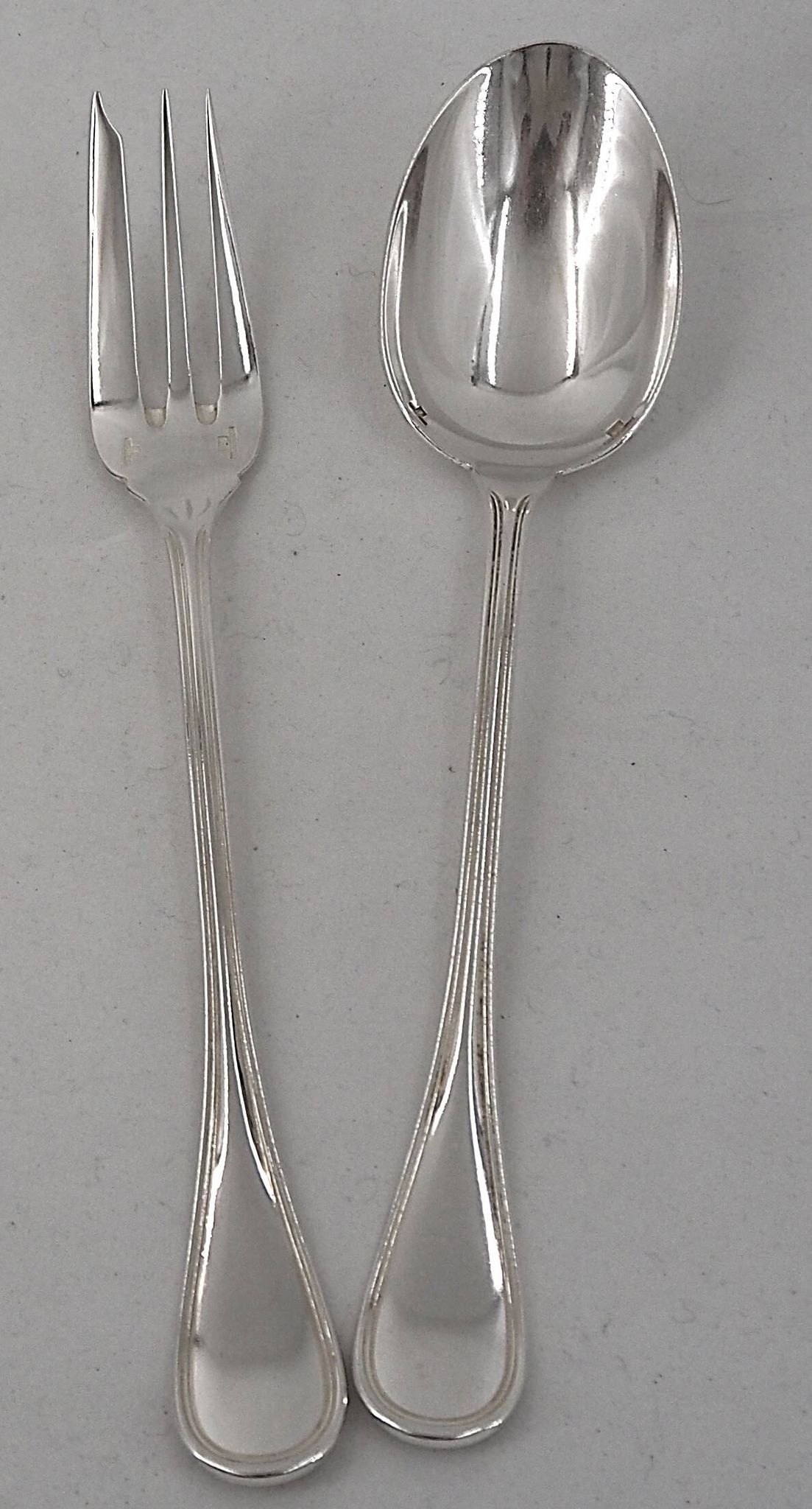 Christofle Albi lot of 7 pieces serving dish salad server cake slice sugar tongs