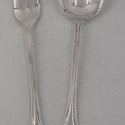 Christofle Albi lot of 7 pieces serving dish salad server cake slice sugar tongs