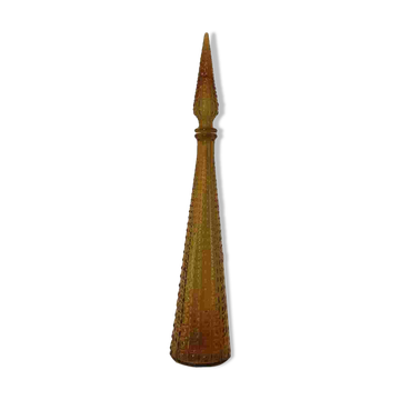 Carafe ambrée Italie Vintage