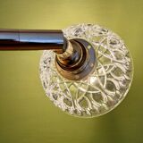 Vintage moulded glass lampshade - tableware collection -