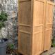 Parisian art deco wardrobe solid raw wood wardrobe
