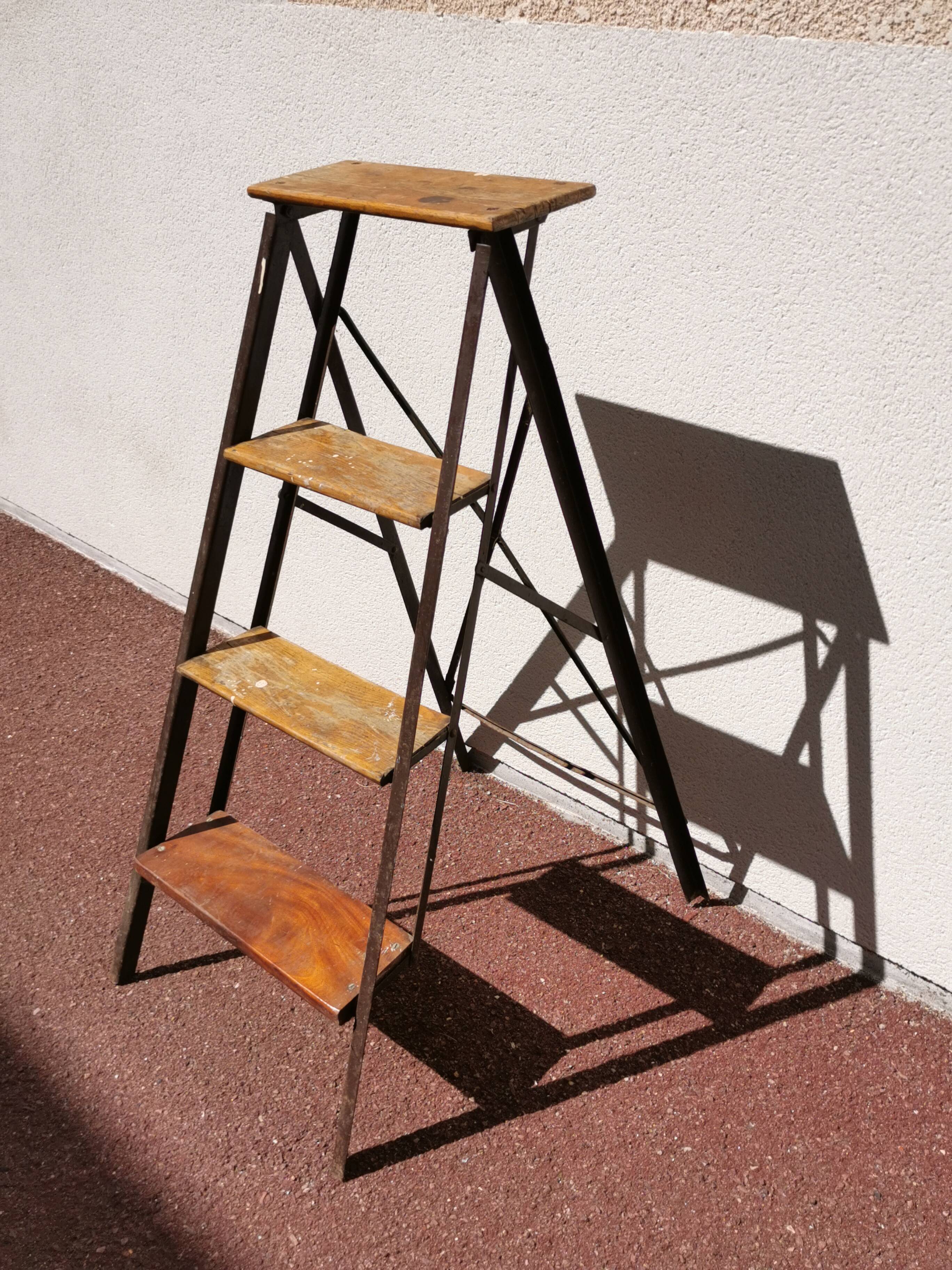 Vintage workshop stepladder