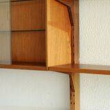 Scandinavian wall system in teak 1960