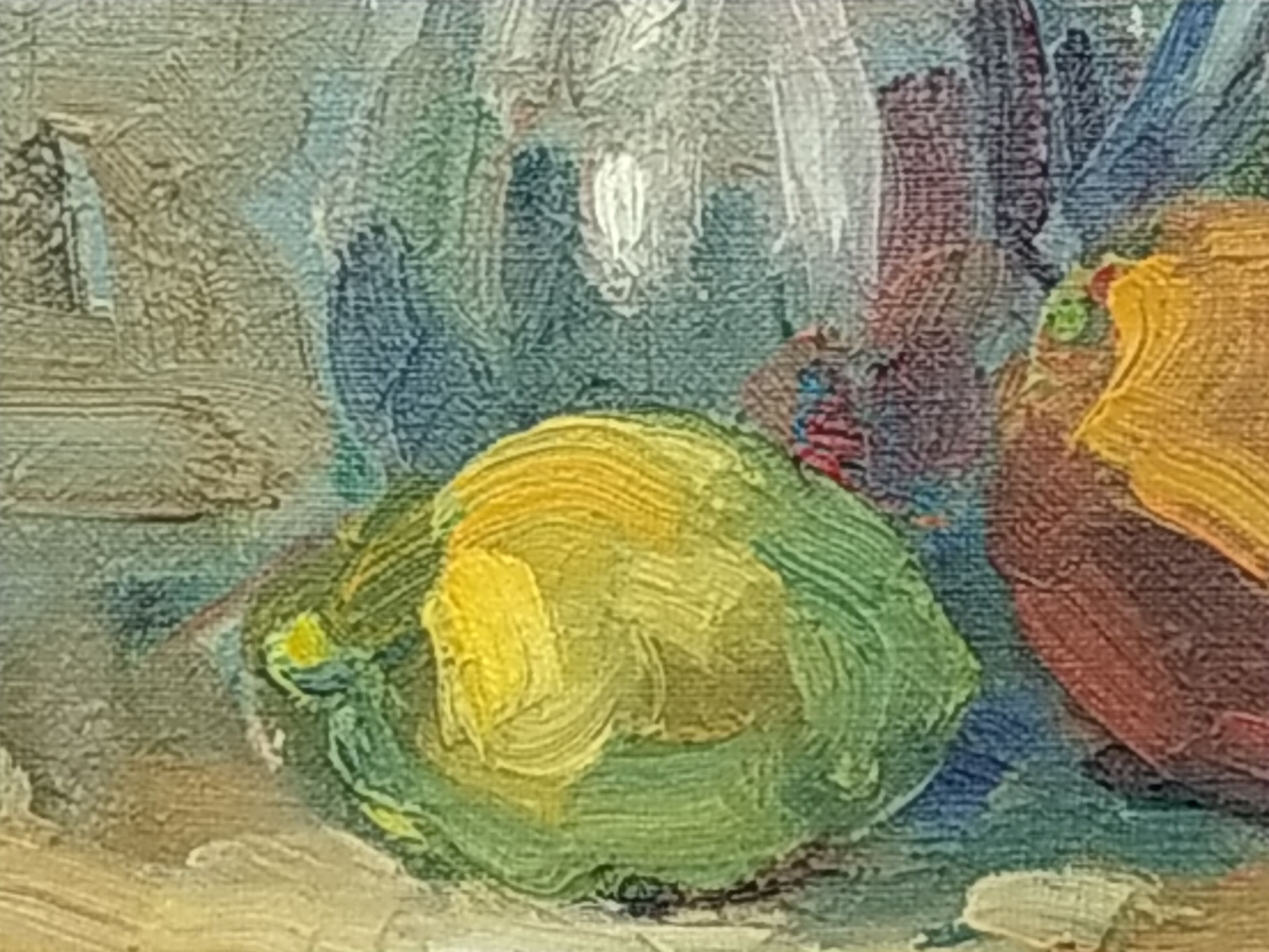 Nature morte aux agrumes de Victor Ferreri