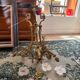 Lustre Bronze Ceiling Light Empire Return Egypt Ram 6 Lights Frosted Glass