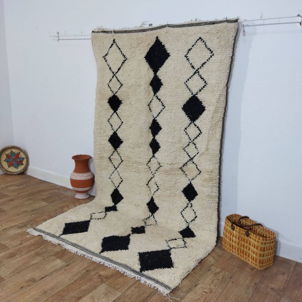 Handmade Moroccan Berber Rug 252 X 145 CM