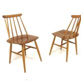 Set of 2 Scandinavian "Fanett" chairs by Ilmari Tapiovaara, Sweden, 1960