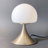 Vintage glass tip-touch mushroom table lamp / bed lamp