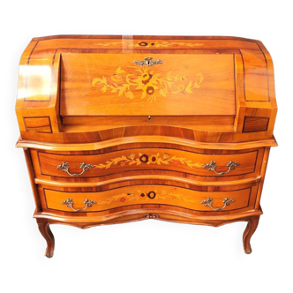 sloping secretary desk in Louis Xv style marquetry