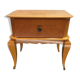 Bedside cabinet 60s light wood