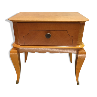 Bedside cabinet 60s light wood
