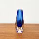 Vintage Sommerso glass vase from Murano by Alessandro Mandruzzato for Mandruzzato, 1970s.