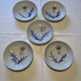 Vallauris thistle plates