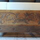 Antique wooden cradle