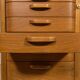 Art Deco Oak Freestanding Desk by Gunnar Ericsson for Facit AB Buromöbel
