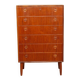 Vintage Danish chest of drawers | Teak | 6 drawers | 110 cm