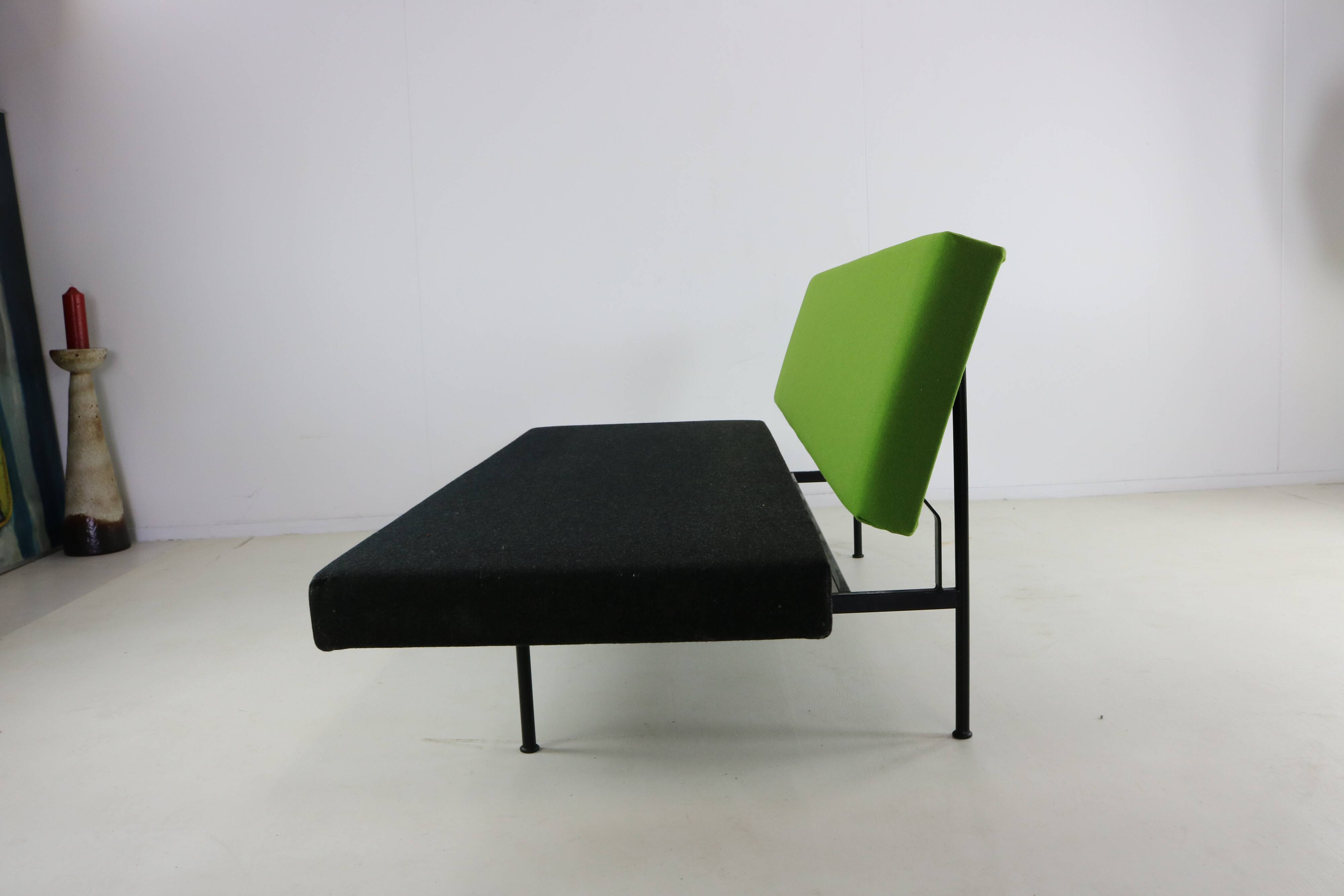 Sixties design sit/sleep sofa by Cordemeyer for Gispen Holland