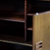 Vintage Mid-Century Scandinavian Modern Rosewood Highboard with Bar by Æ. Jensen & T. Mølholm