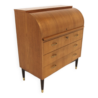 Scandinavian teak secretary, Sweden, 1950