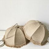 Vintage pendant lamp pair