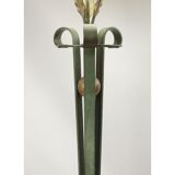 Lampadaire en fer forgé des années 1940