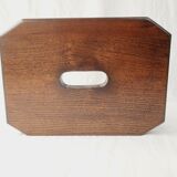 Solid oak stool