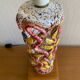 Openwork ceramic lamp base with Garden of Eden decor