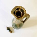 Calvados jug in flamed stoneware, signed François Labbé, ca. 1950