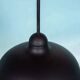 Minimalist glass pendant light Peil & Putzler from the space age