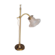 Tulip swan neck desk lamp in frosted glass